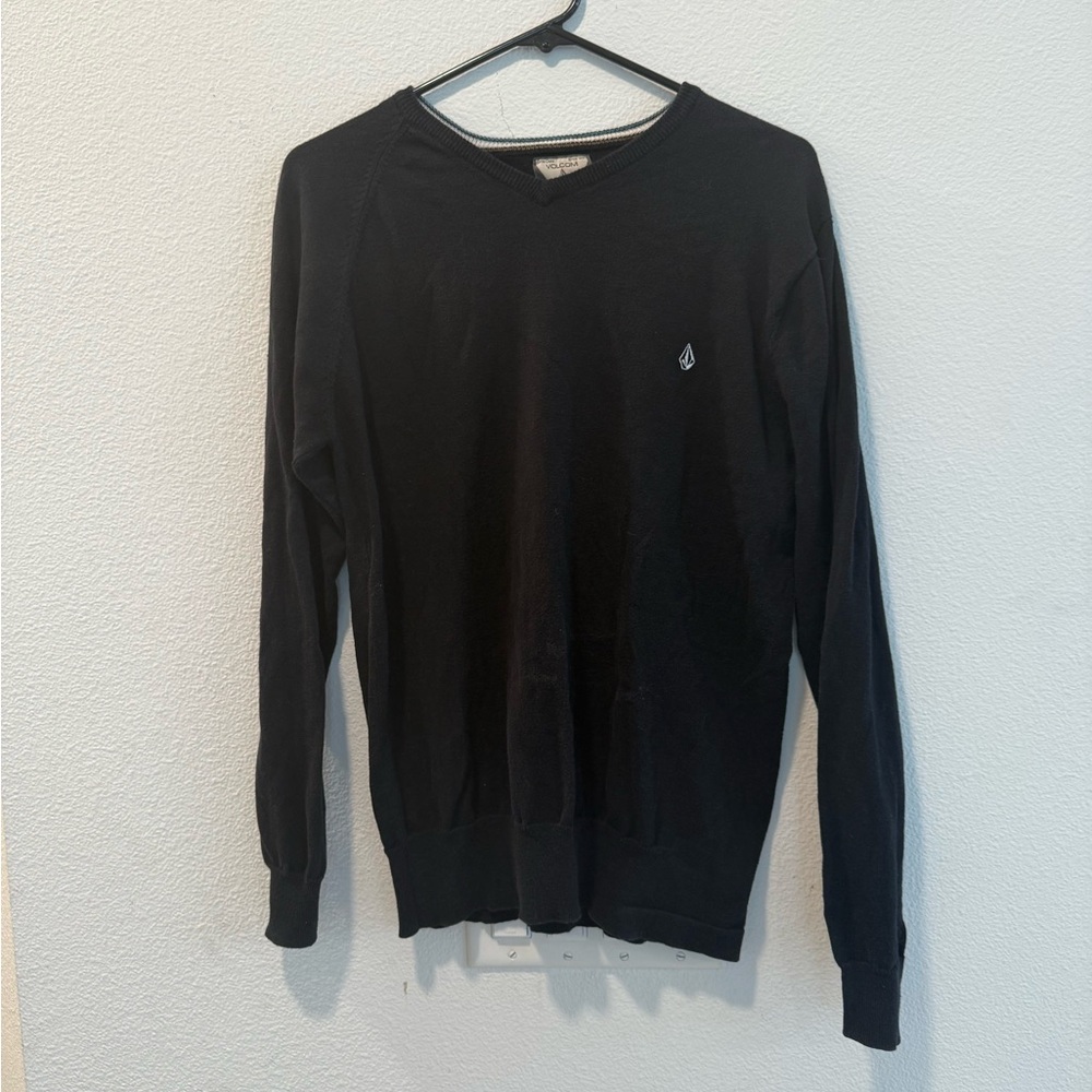 Volcom Men's V-Neck Black Sweater